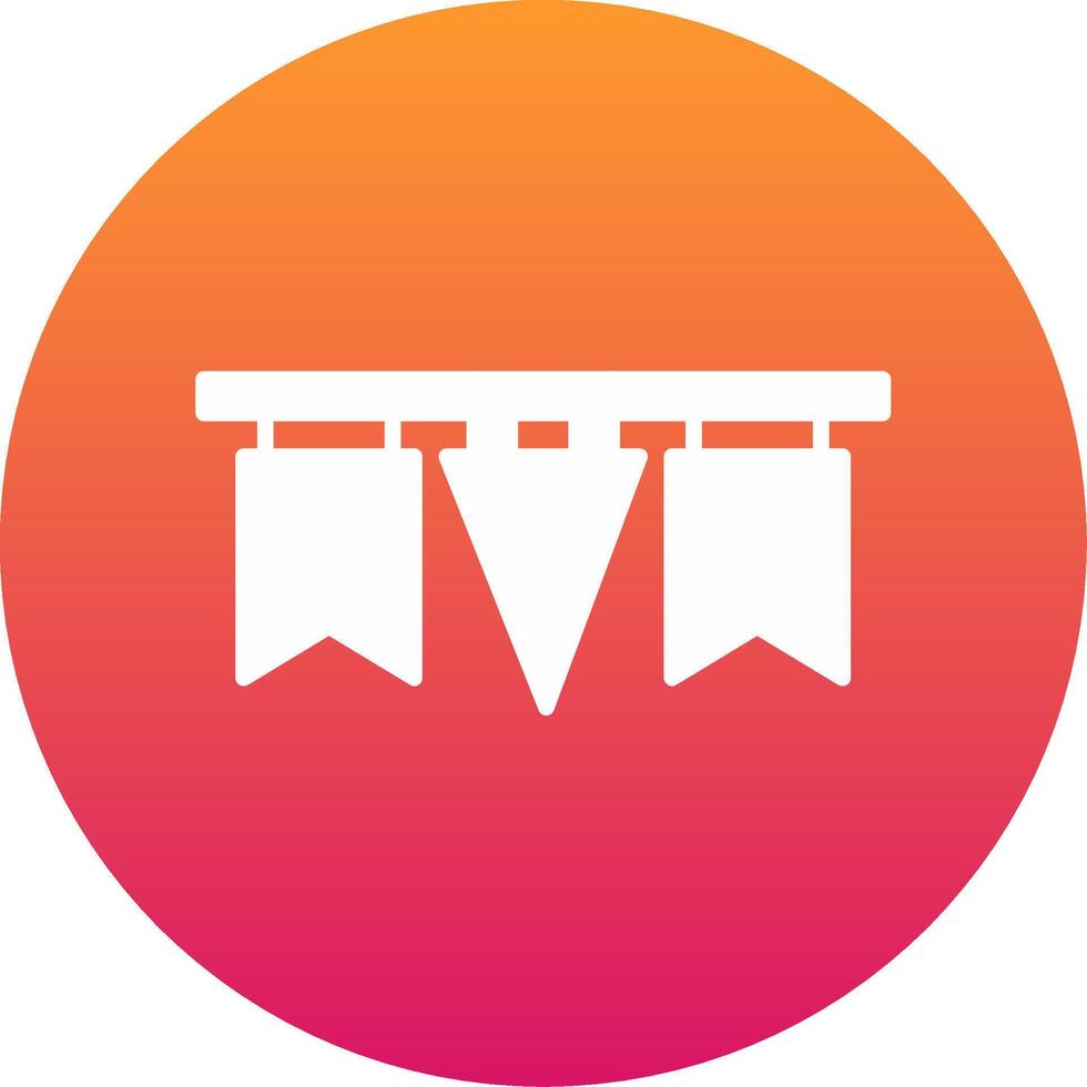 Garland Icon Design Symbol vector