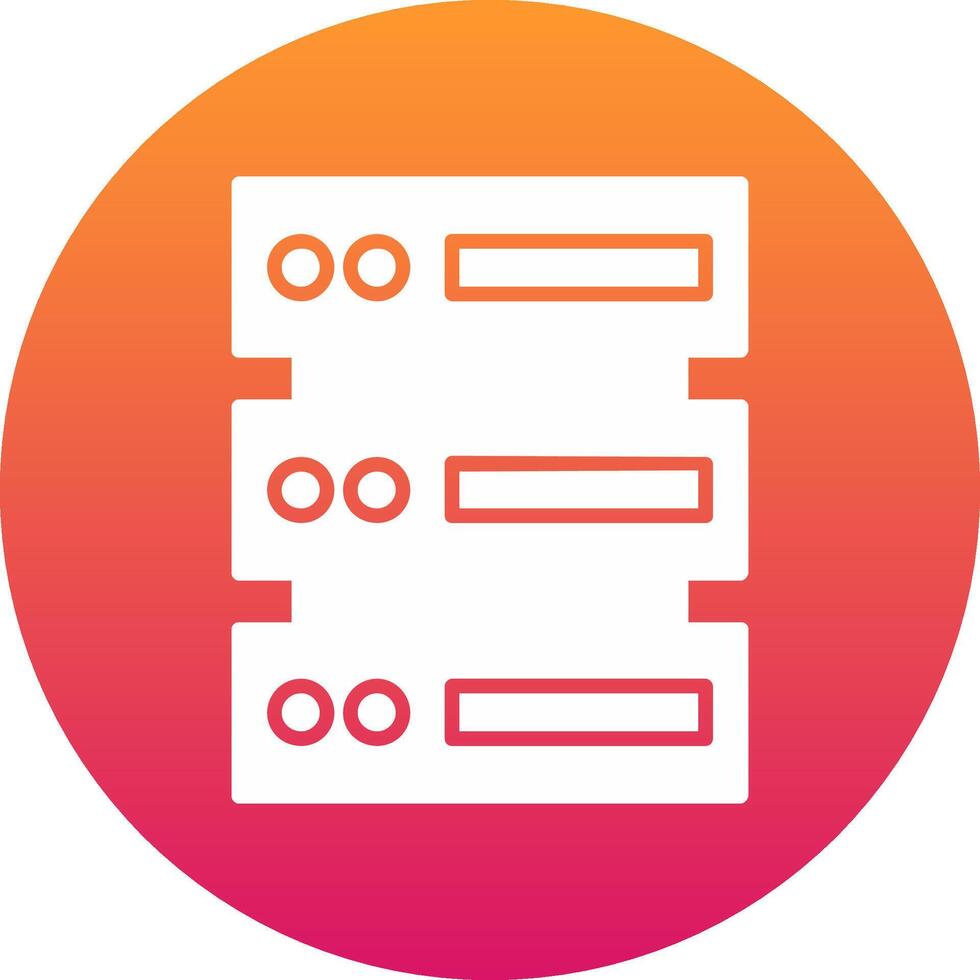 Database Icon Design Symbol vector