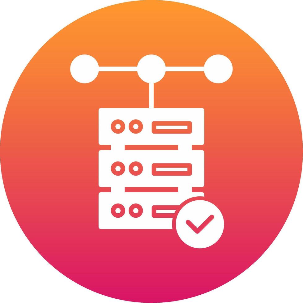 Database Icon Design Symbol vector
