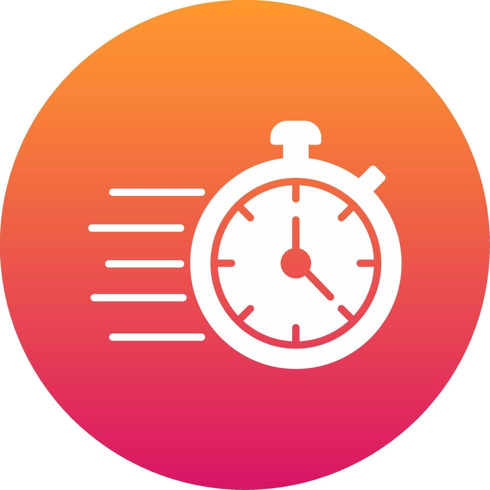 Fast Time Icon Design Symbol vector
