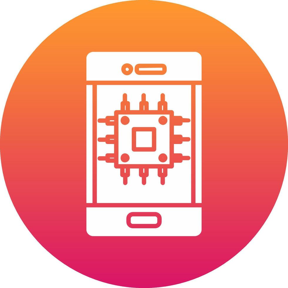 Cpu Icon Design Symbol vector