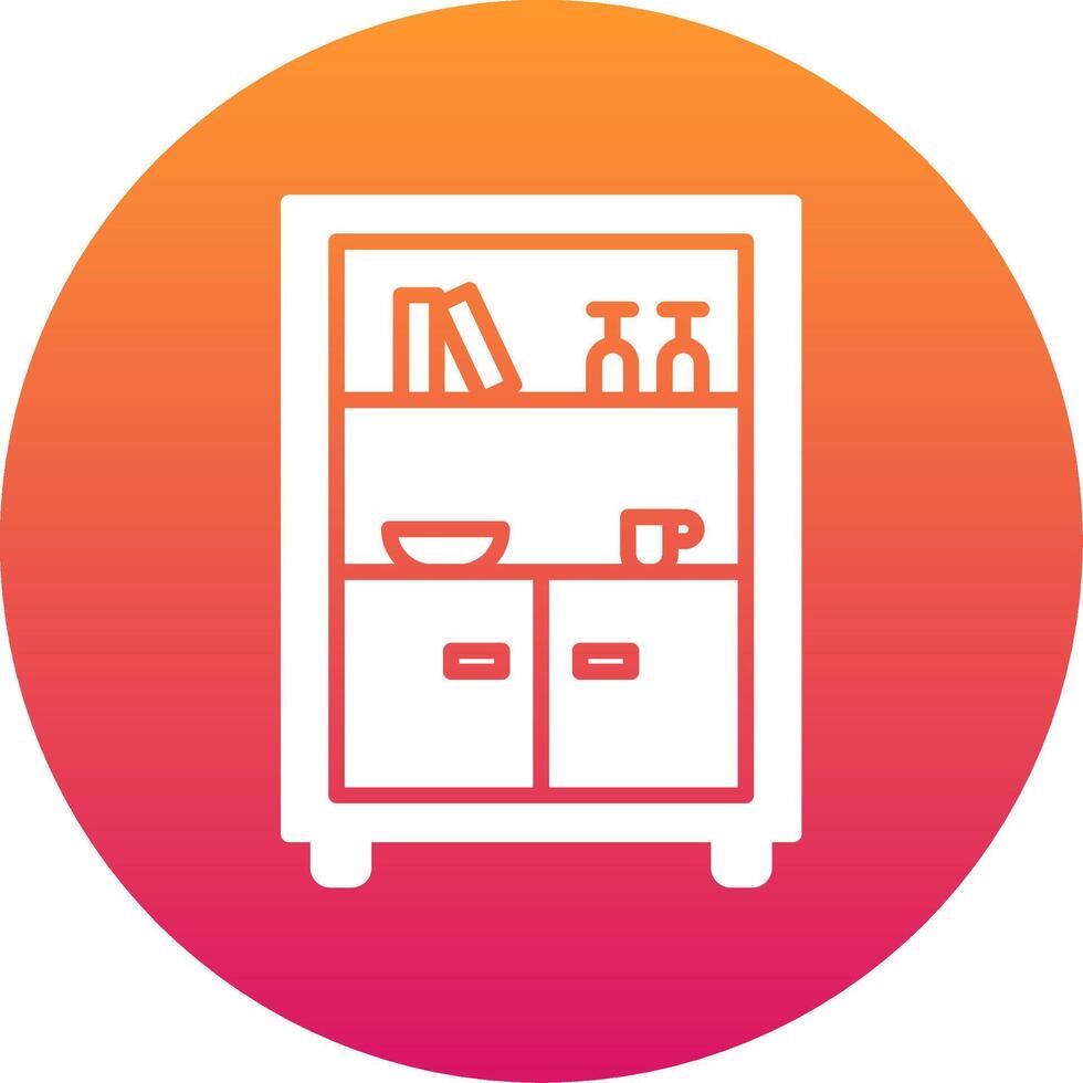Display Case Icon Design Symbol vector
