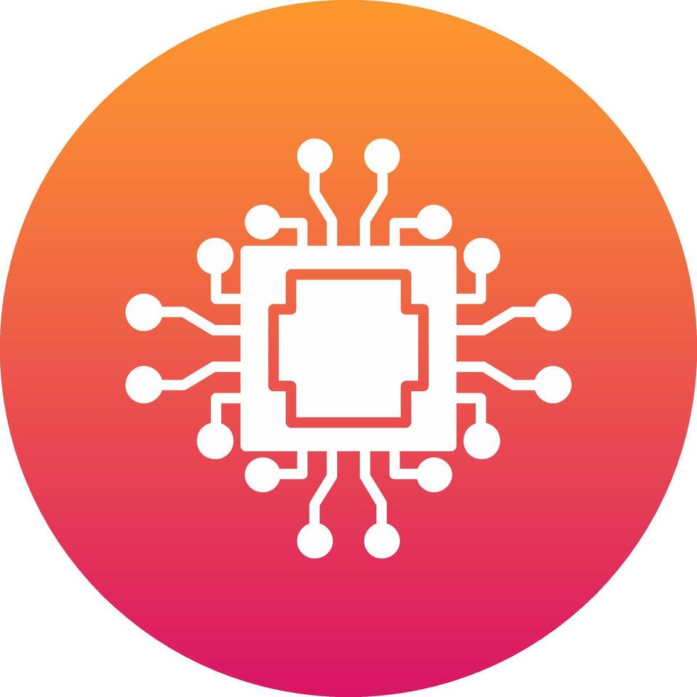 Cpu Icon Design Symbol vector