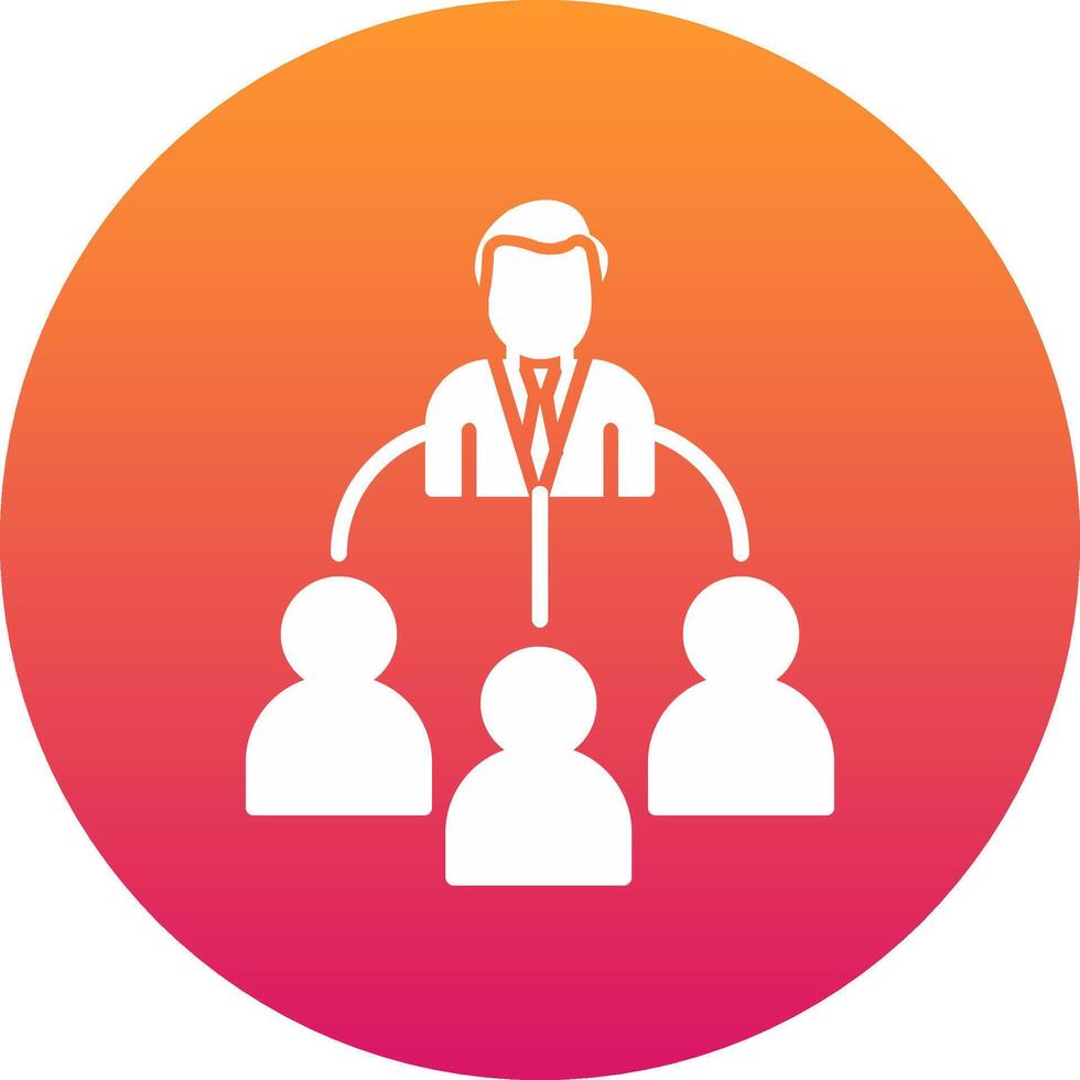 Delegate Icon Design Symbol vector