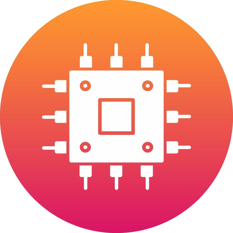Chip Icon Design Symbol vector