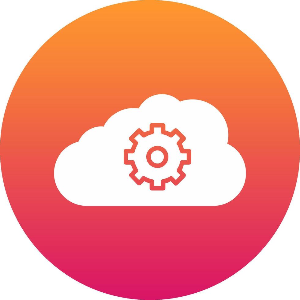 Cloud Storage Icon Design Symbol vector