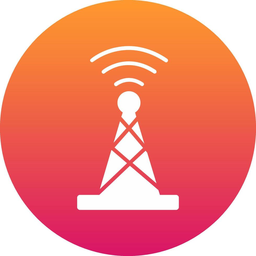 Broadcast Icon Design Symbol vector