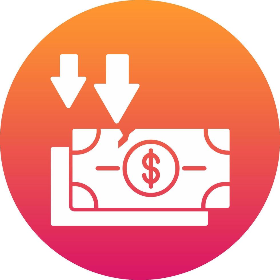 Bankruptcy Icon Design Symbol vector