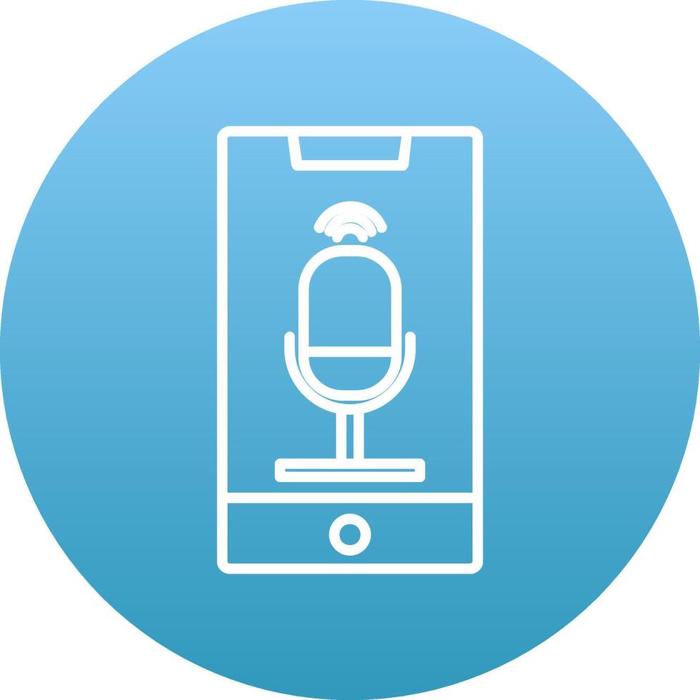 Voice Control Icon Design Symbol vector