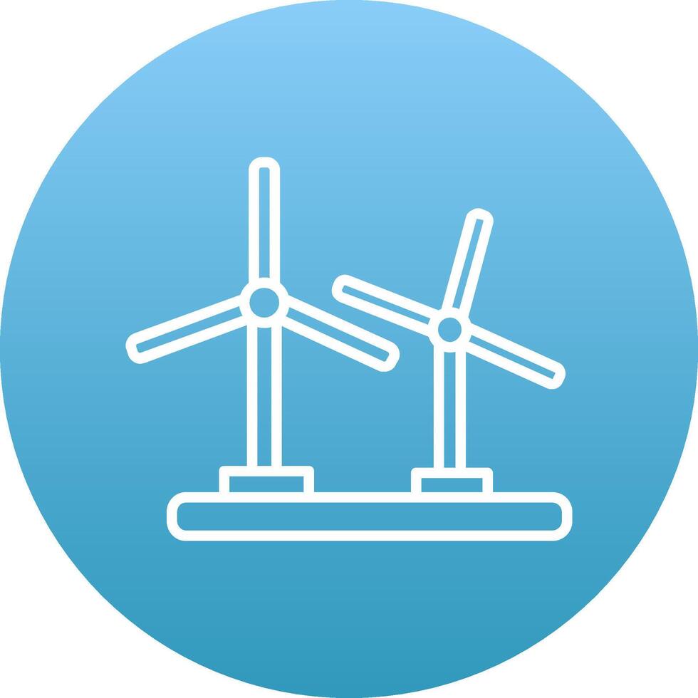 Wind Turbine Icon Design Symbol vector