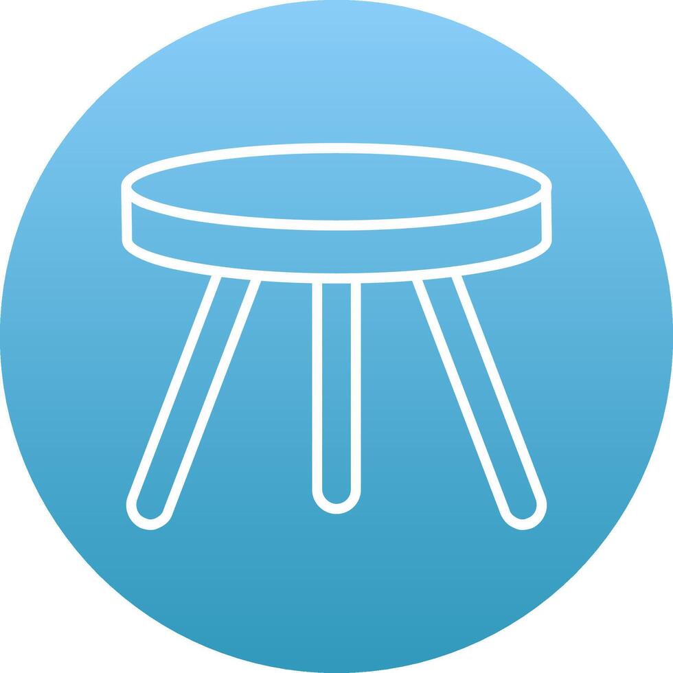 Stool Icon Design Symbol vector