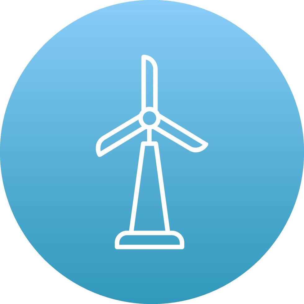 Wind Turbine Icon Design Symbol vector
