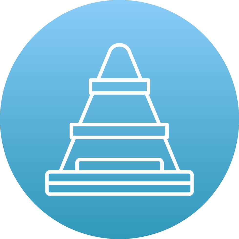 Traffic Cone Icon Design Symbol vector