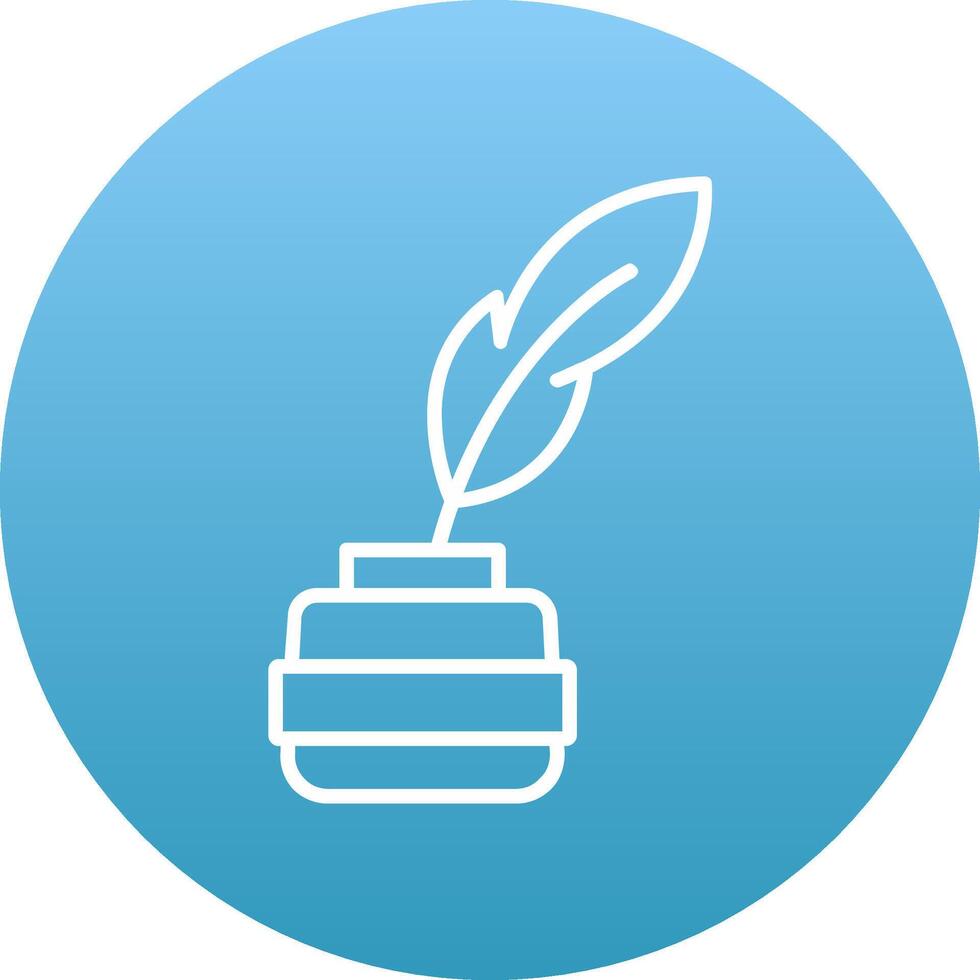 Quill Icon Design Symbol vector
