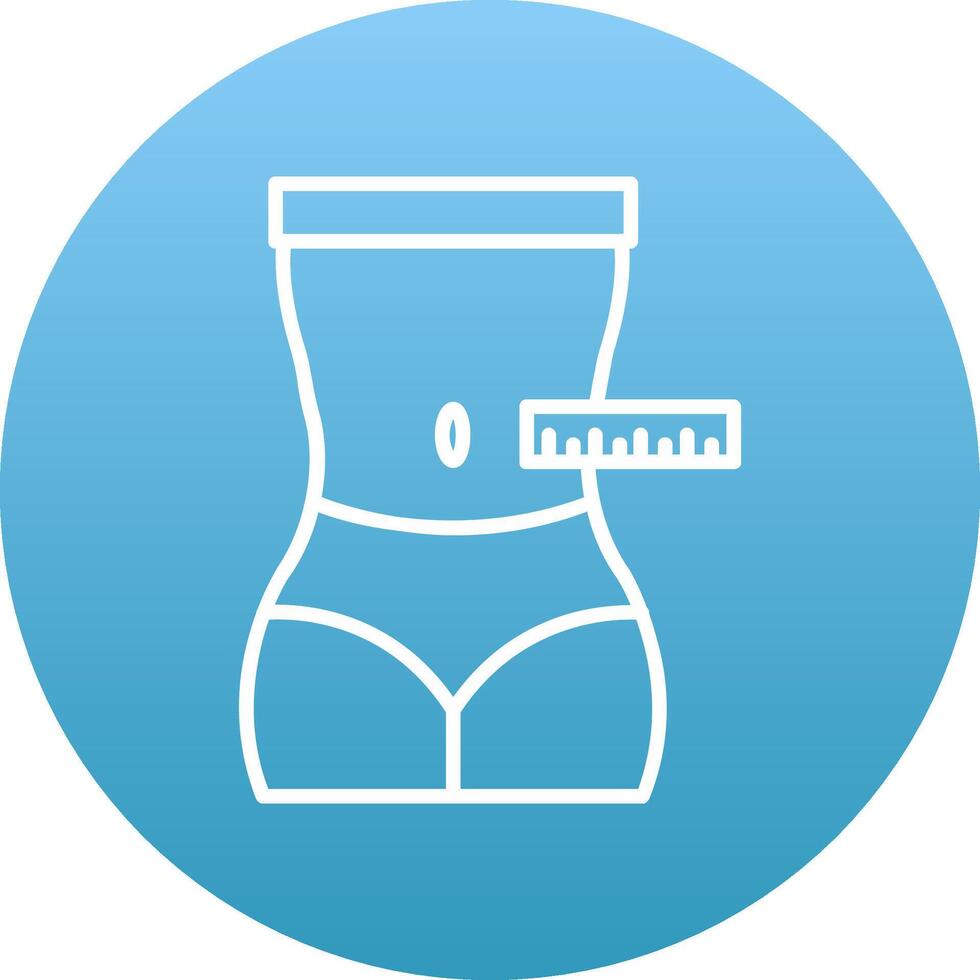 Waist Icon Design Symbol vector