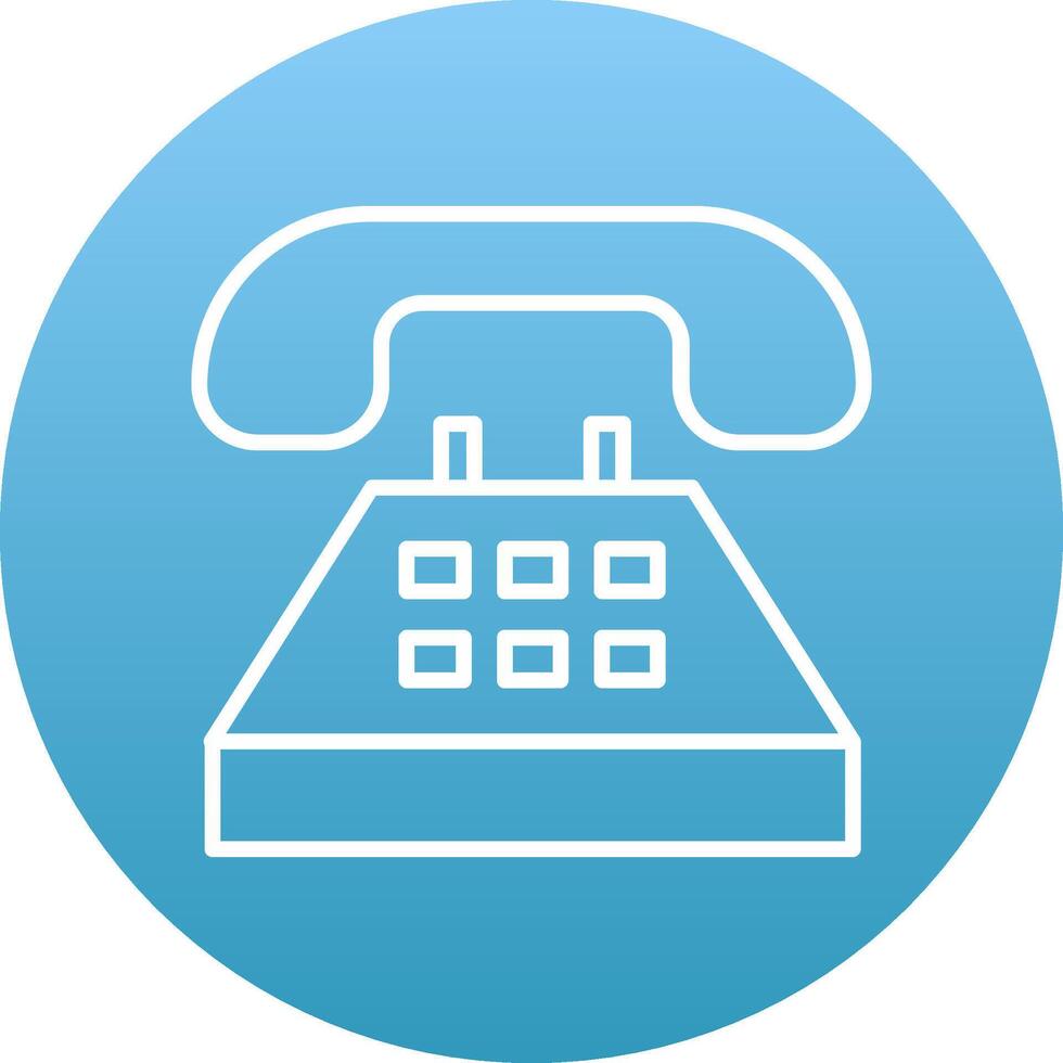 Telephone Icon Design Symbol vector