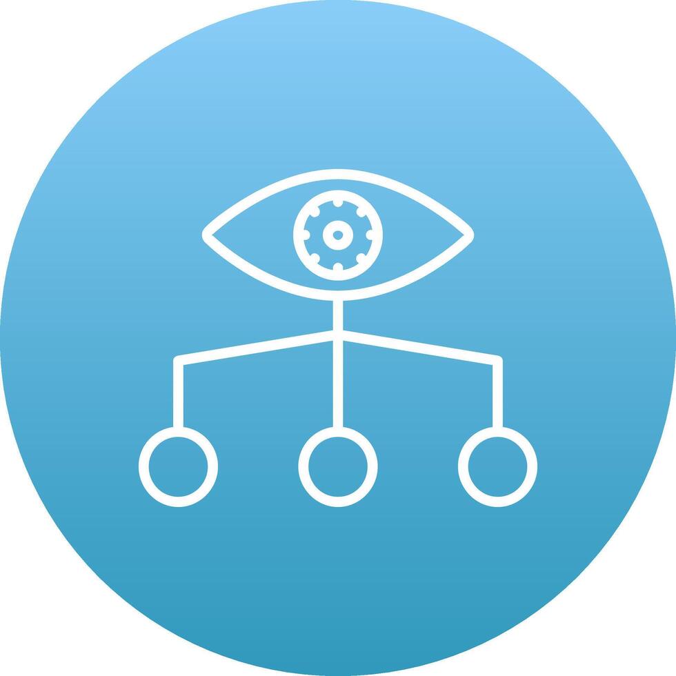 Supervision Icon Design Symbol vector