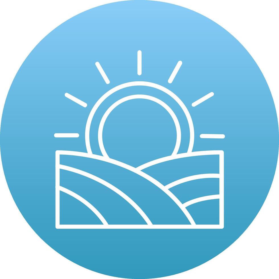 Sunrise Icon Design Symbol vector