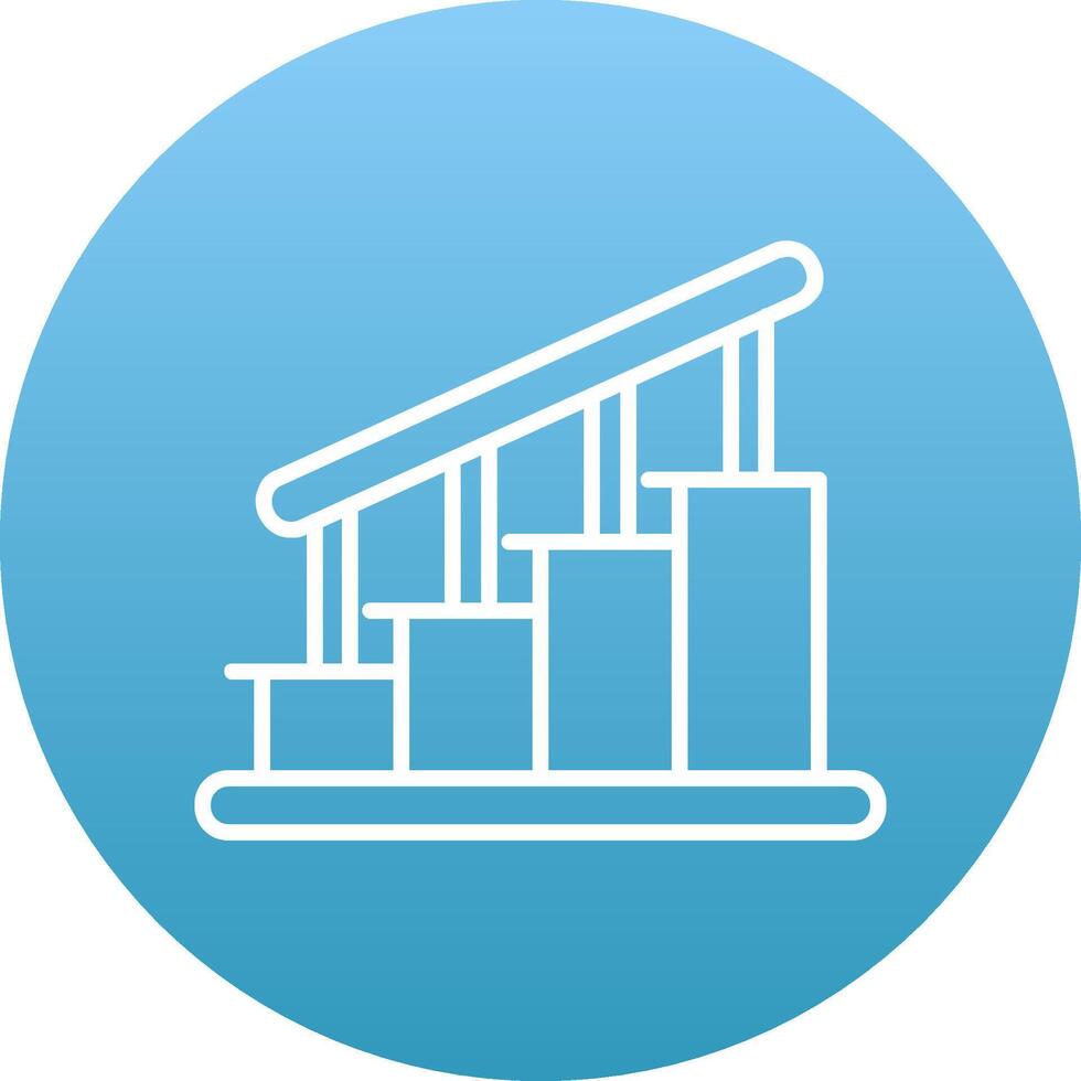Stairs Icon Design Symbol vector