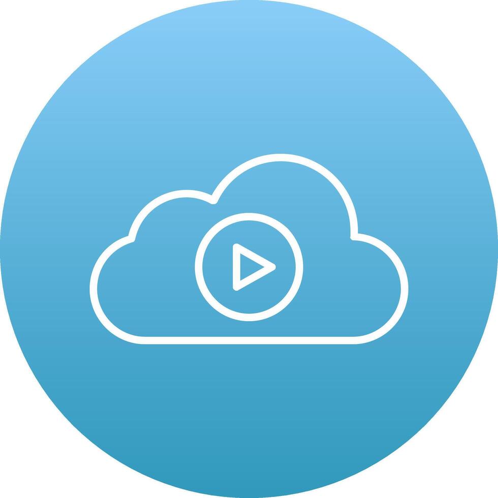 Streaming Icon Design Symbol vector