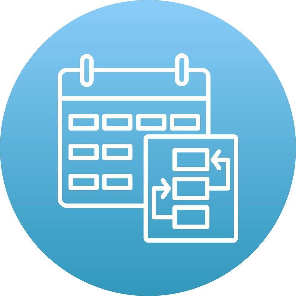 Plan Icon Design Symbol vector
