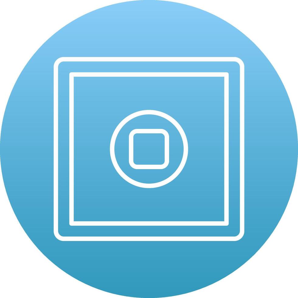 Stop Button Icon Design Symbol vector