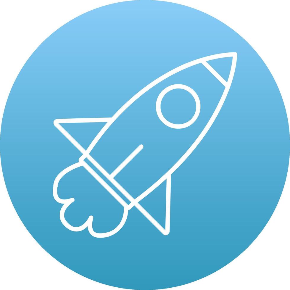 Rocket Launch Icon Design Symbol vector