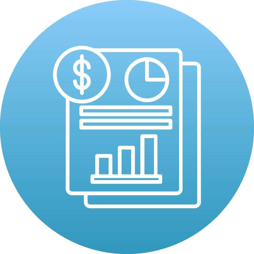 Income Statement Icon Design Symbol vector