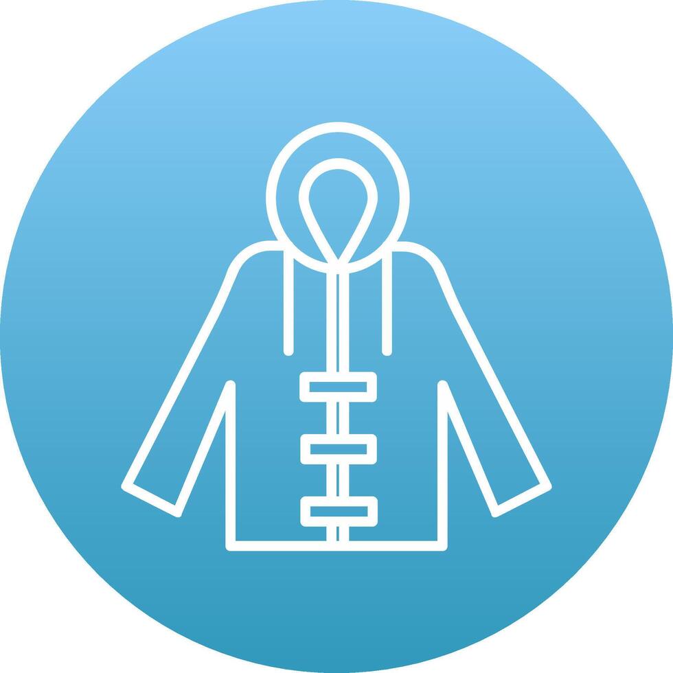 Raincoat Icon Design Symbol vector