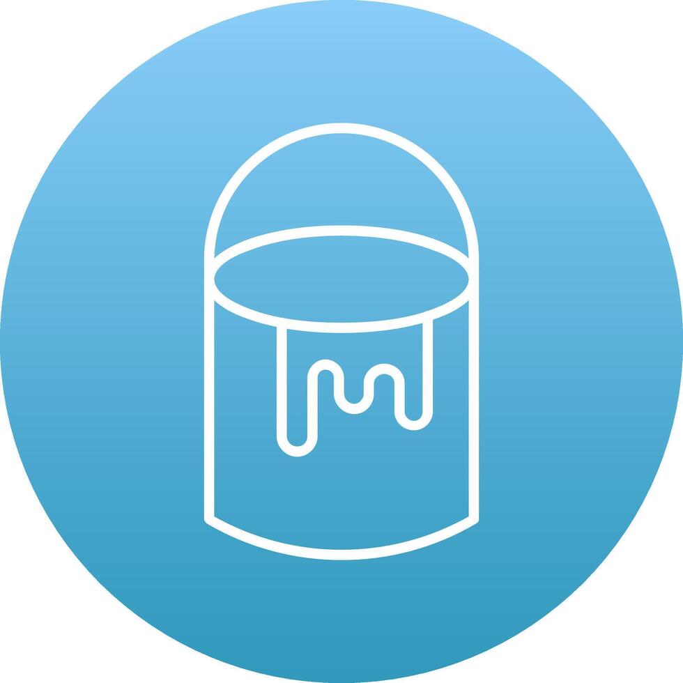 Paint Bucket Icon Design Symbol vector