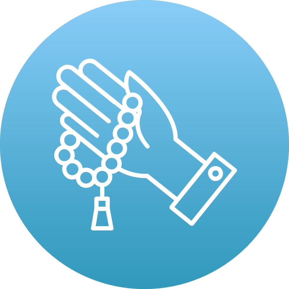 Tasbih Icon Design Symbol vector
