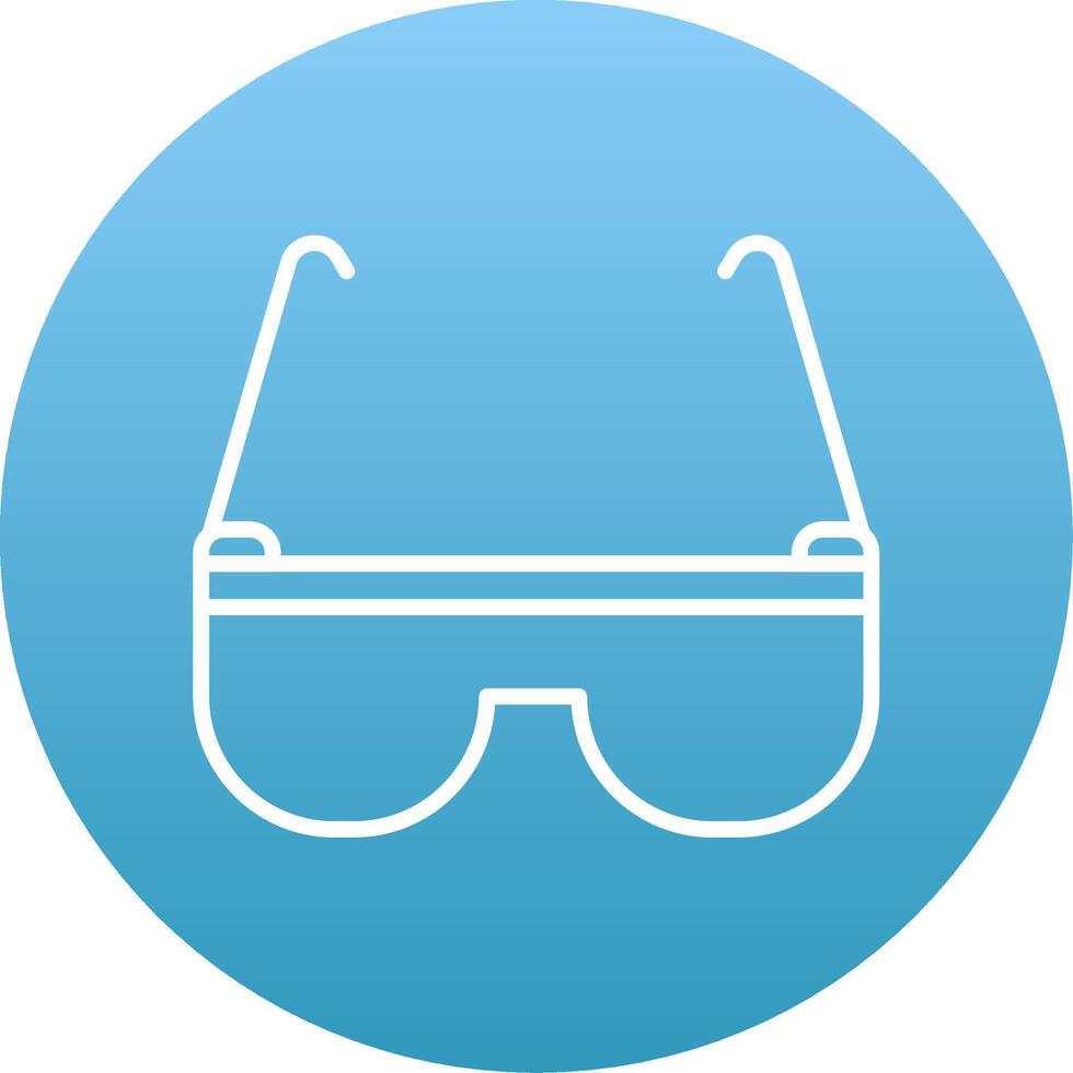 Safety Glasses Icon Design Symbol vector