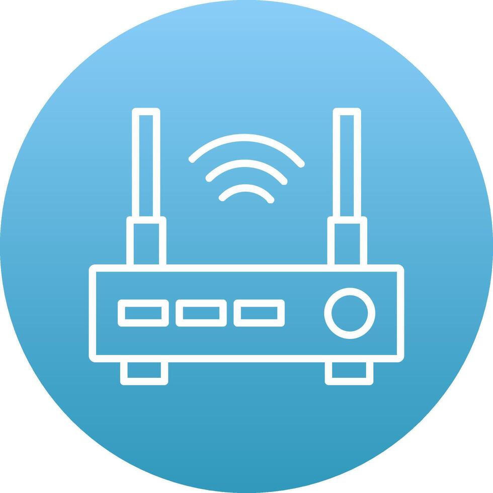 Router Icon Design Symbol vector