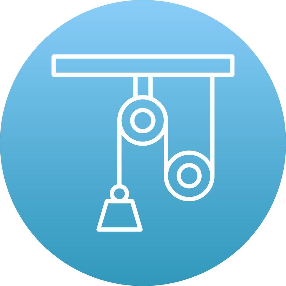 Pulley Icon Design Symbol vector