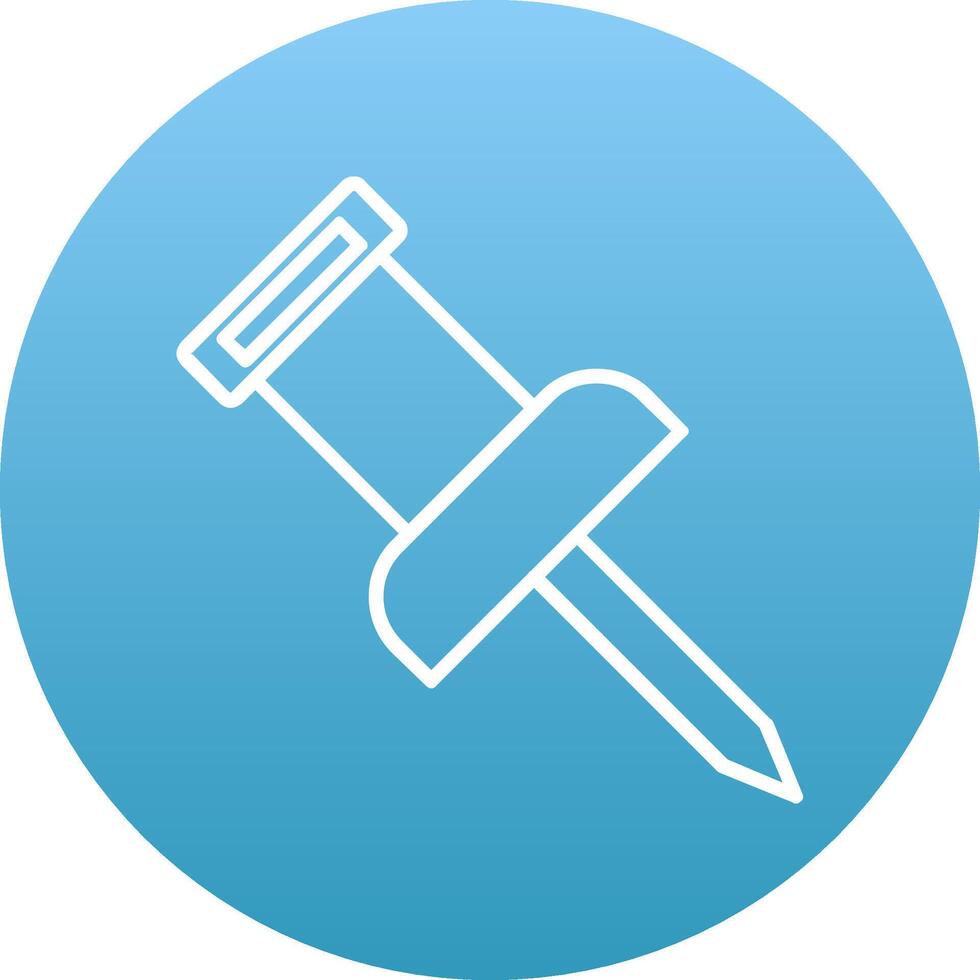 Push Pin Icon Design Symbol vector