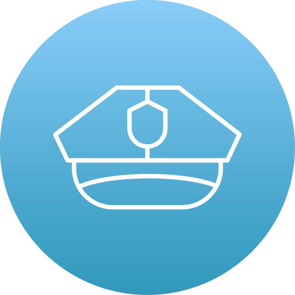 Police Hat Icon Design Symbol vector
