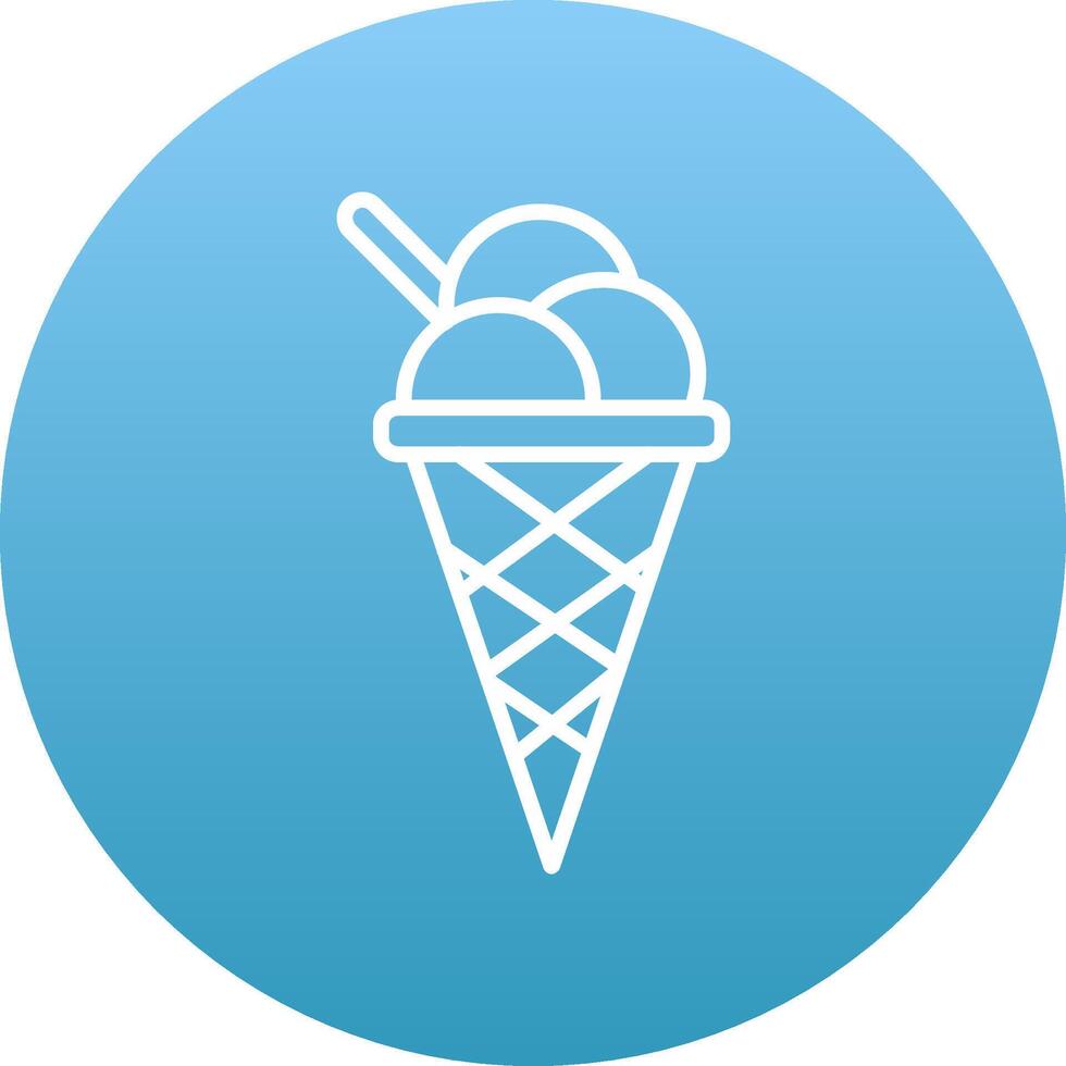 Ice Cream Icon Design Symbol vector