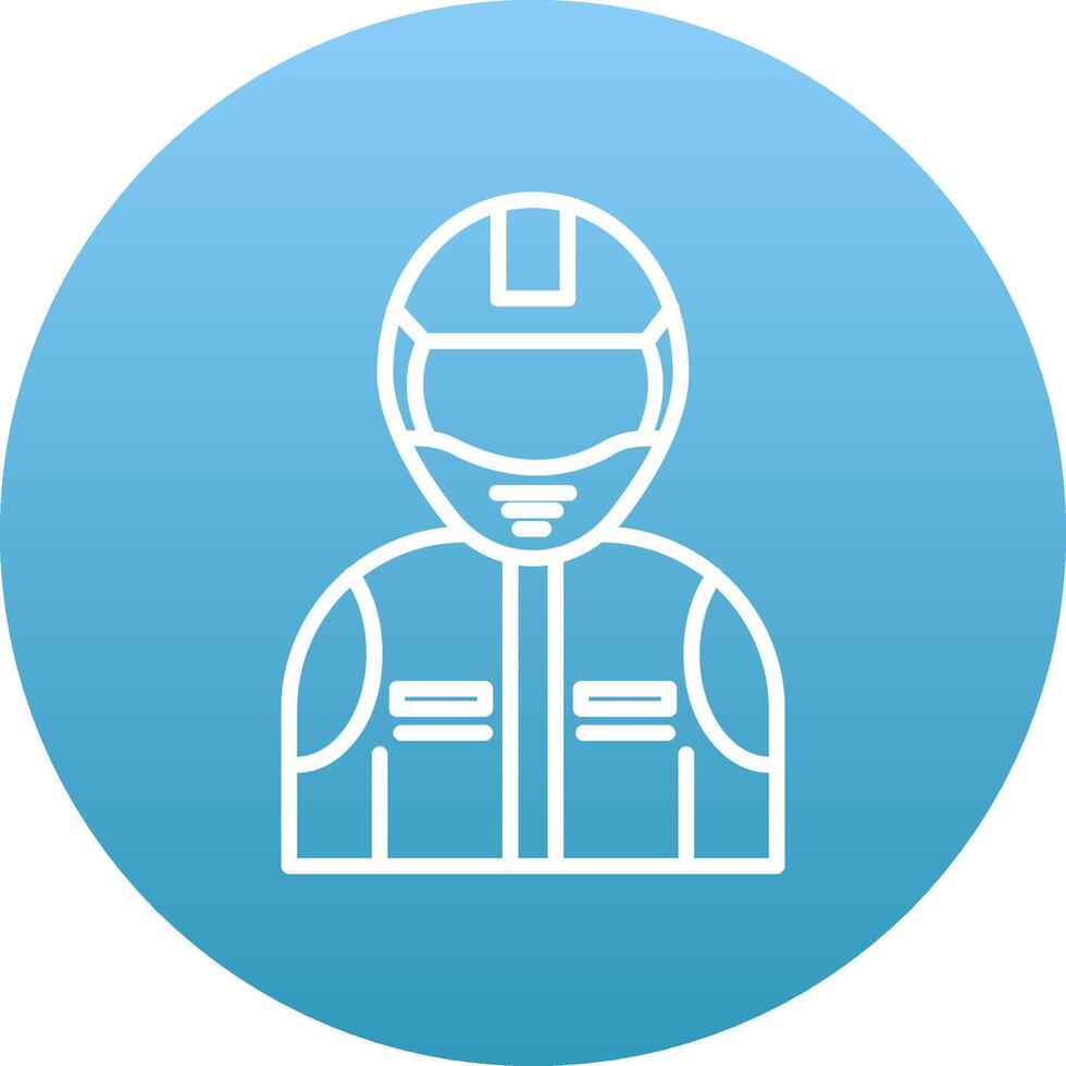 Racer Icon Design Symbol vector