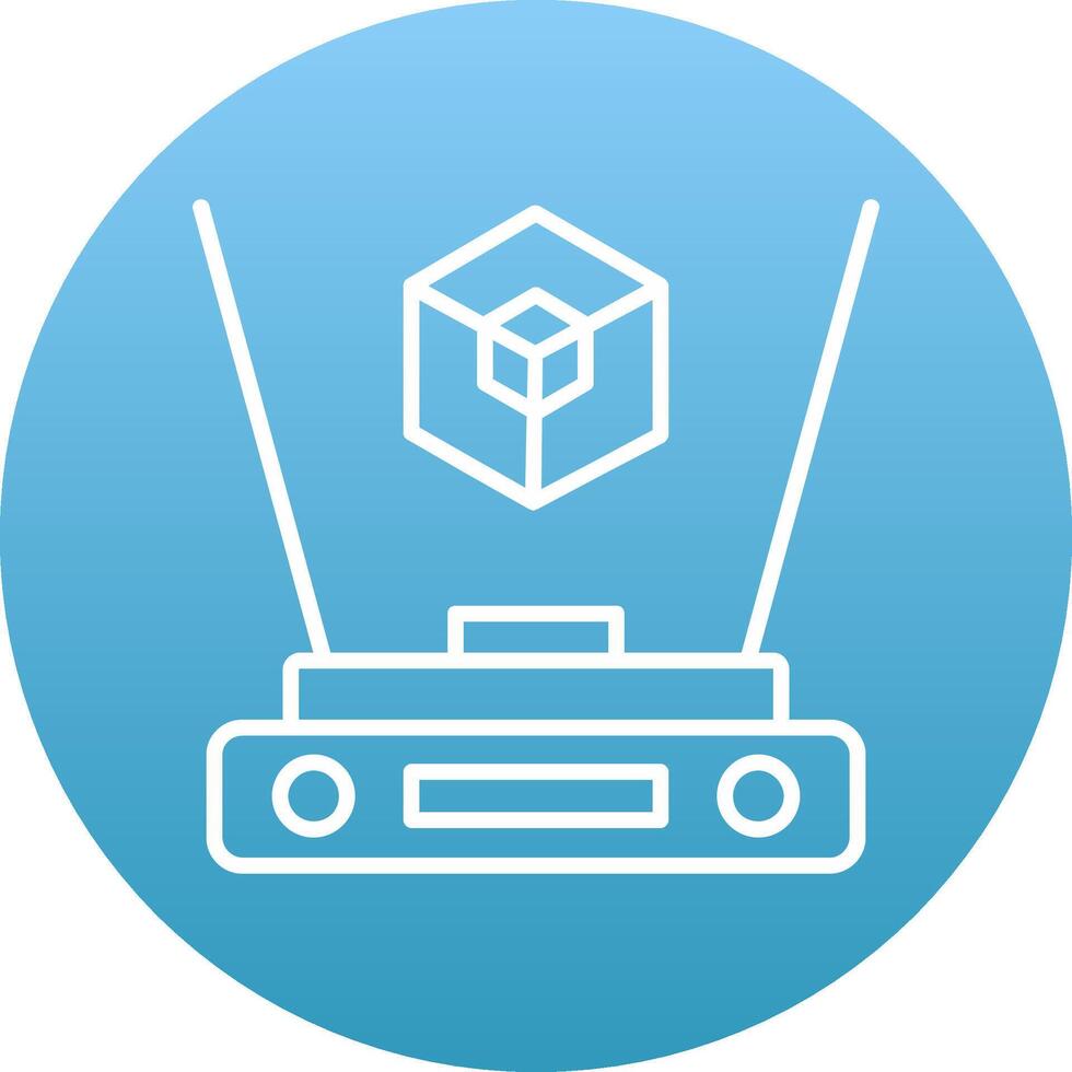Hologram Icon Design Symbol vector