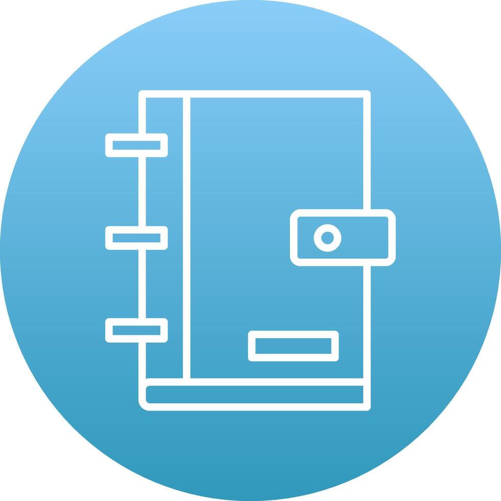 Notebook Icon Design Symbol vector