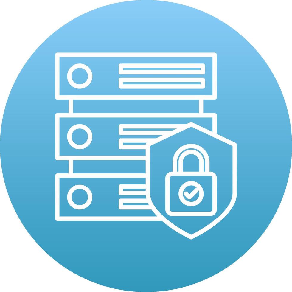 Database Icon Design Symbol vector