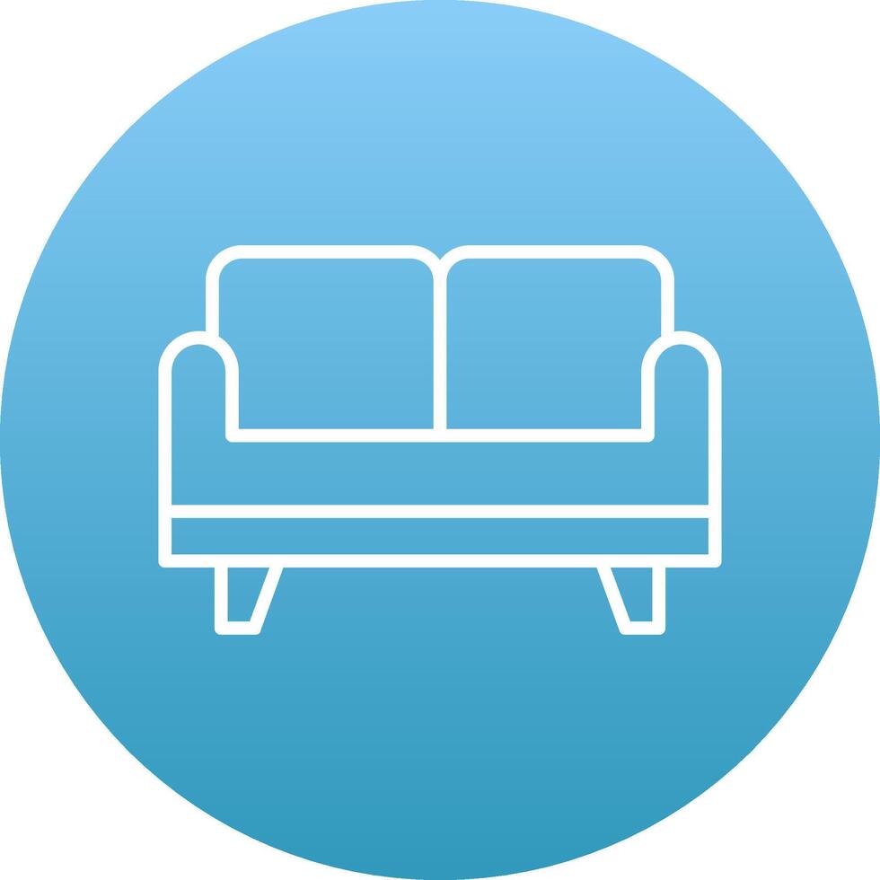 Sofa Bed Icon Design Symbol vector