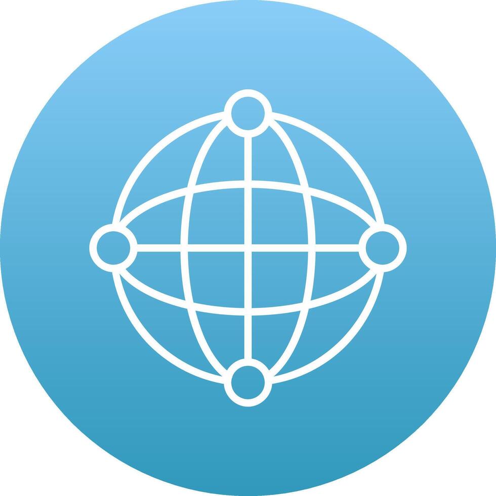Network Icon Design Symbol vector