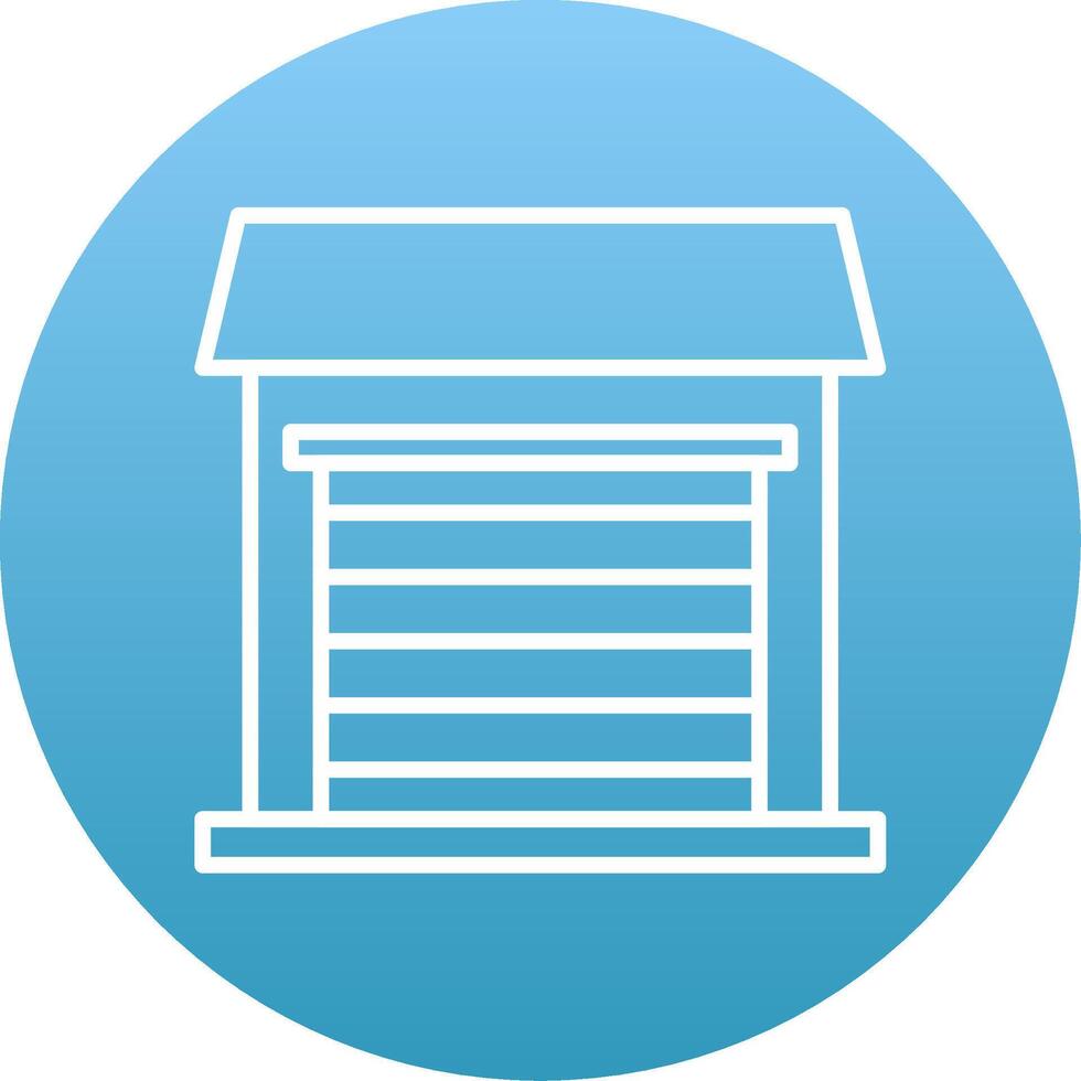 Garage Icon Design Symbol vector