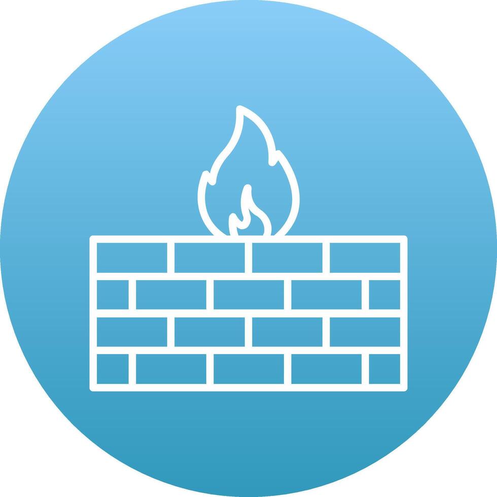 Firewall Icon Design Symbol vector