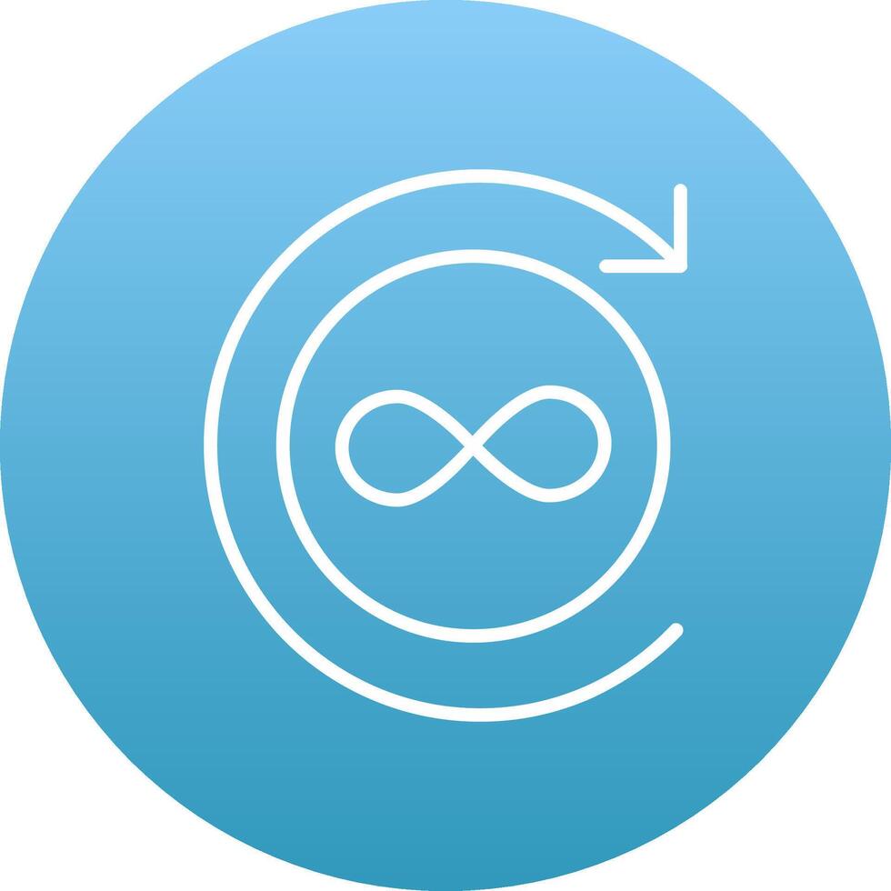Infinite Icon Design Symbol vector