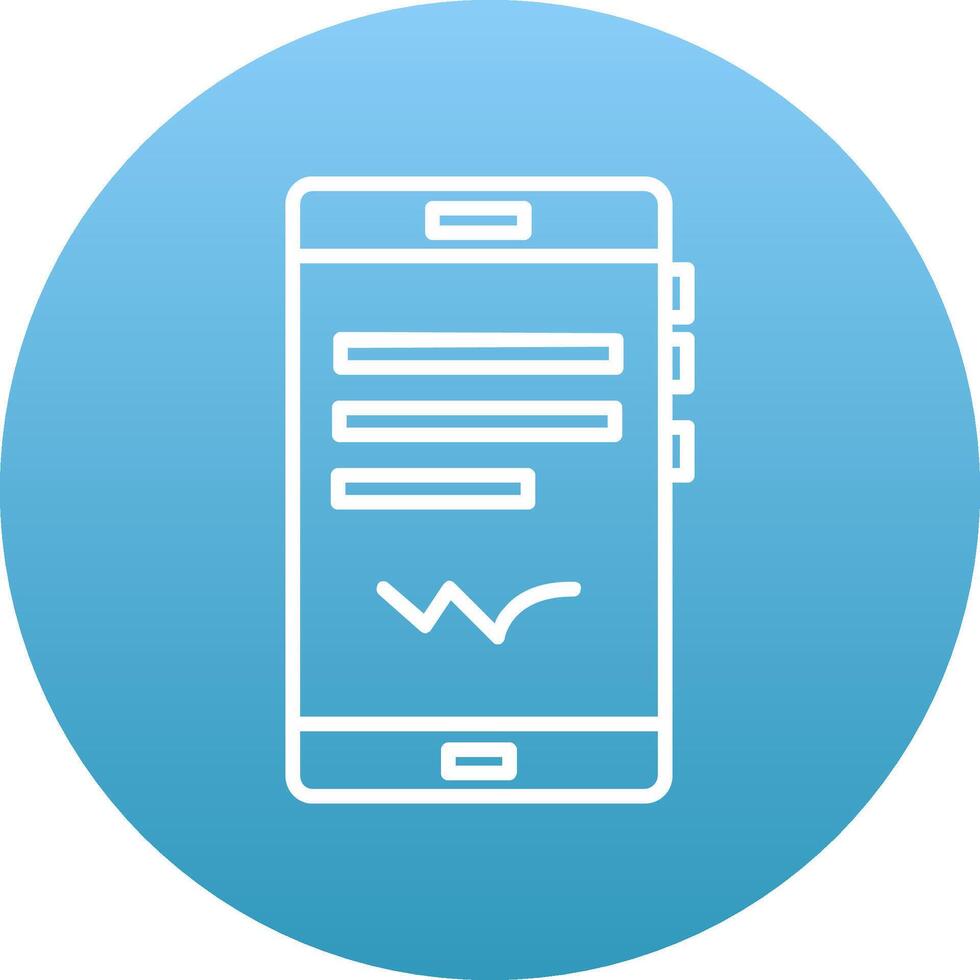 E Signature Icon Design Symbol vector