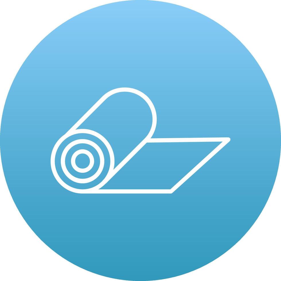 Gym Mat Icon Design Symbol vector
