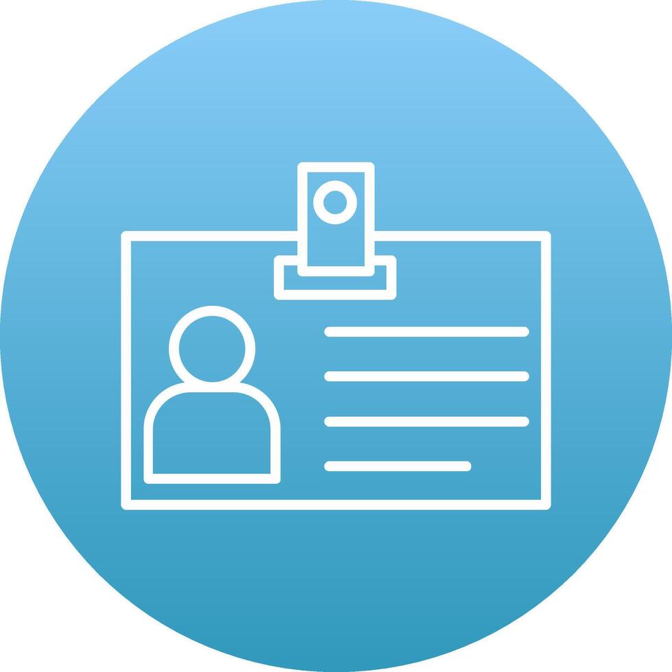 Identification Card Icon Design Symbol vector