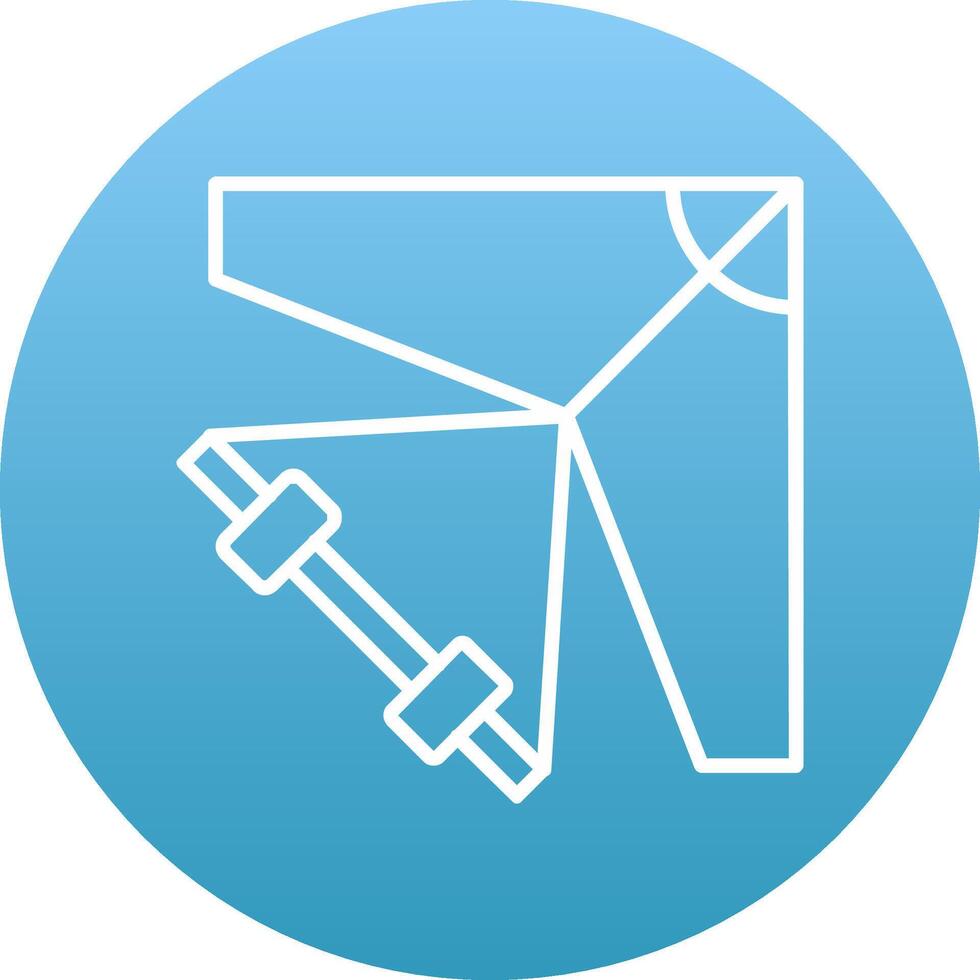 Glider Icon Design Symbol vector